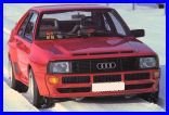 Audi Quattro dans la neige